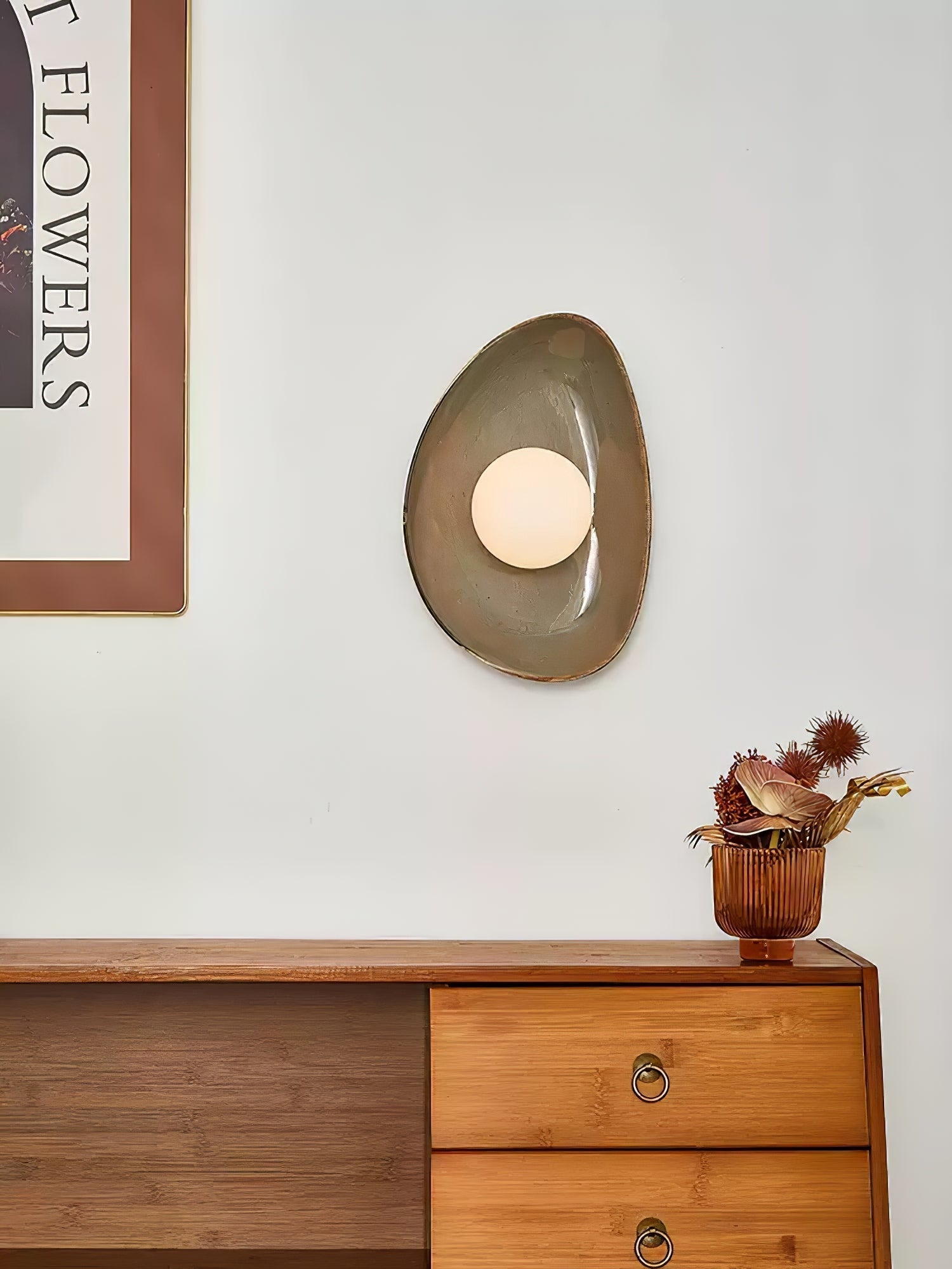 Pebble Disc Wall Light - Lamp Outdoor