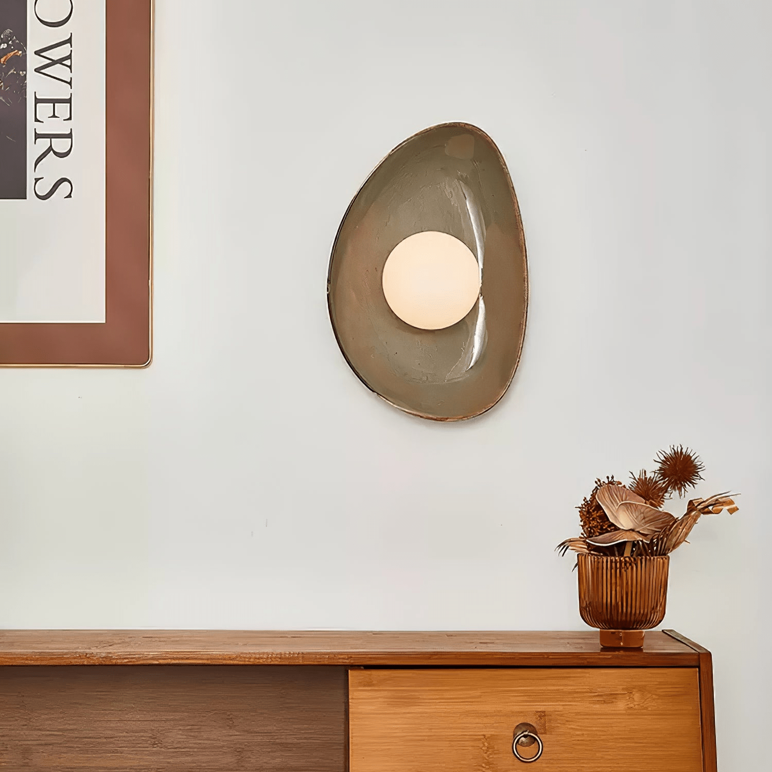 Pebble Disc Wall Light - Lamp Outdoor