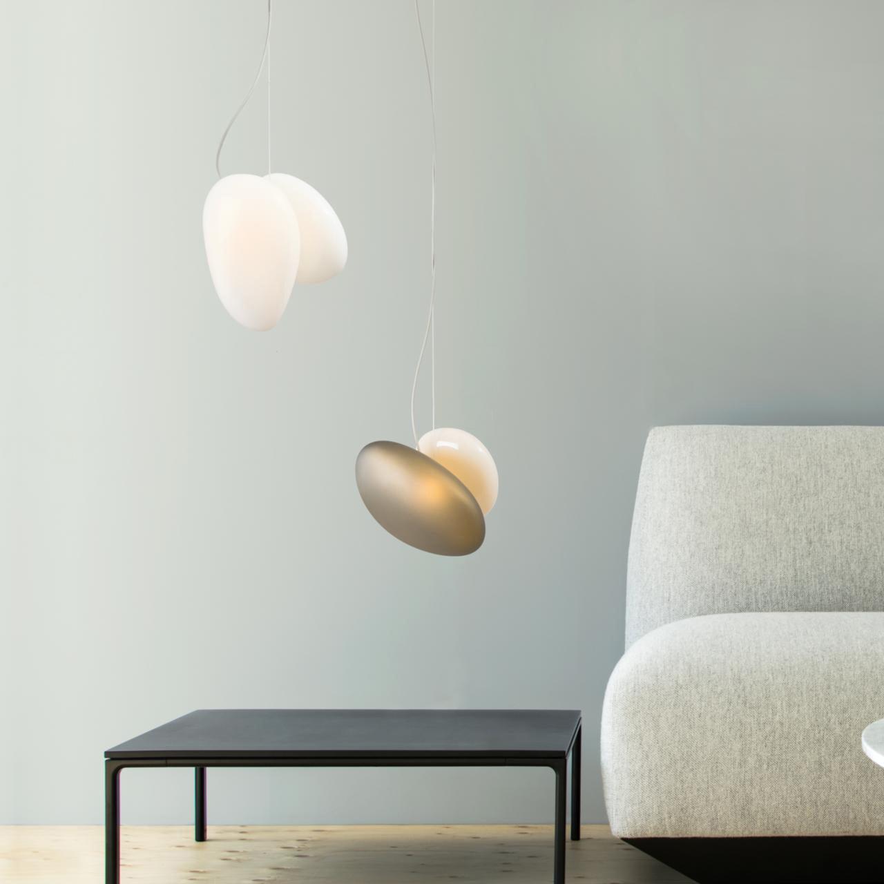 Translucent Frosted Glass Pendant Light - Lamp Outdoor