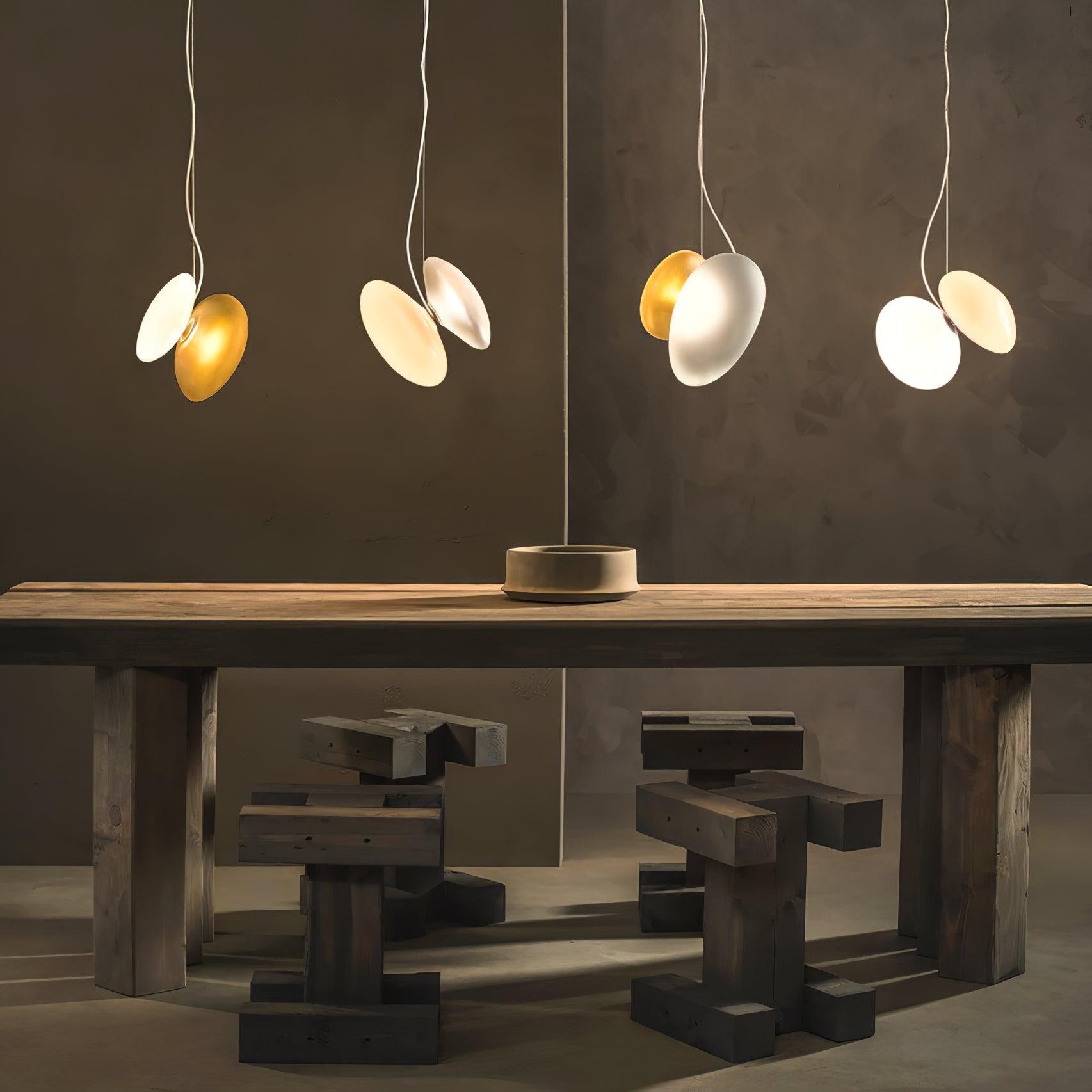 Translucent Frosted Glass Pendant Light - Lamp Outdoor