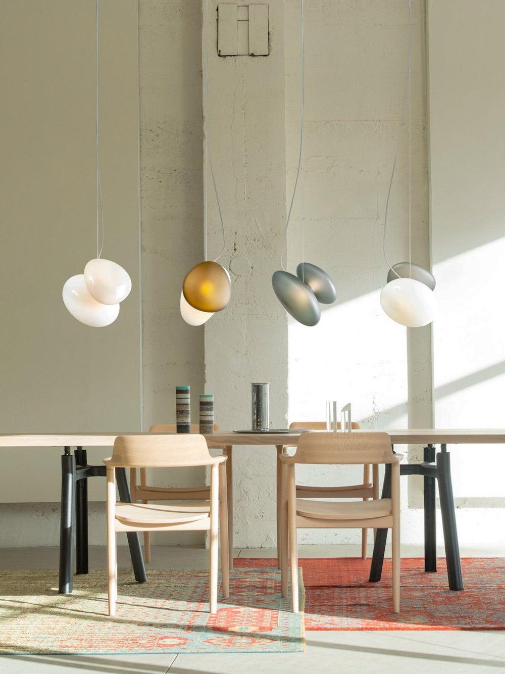 Translucent Frosted Glass Pendant Light - Lamp Outdoor