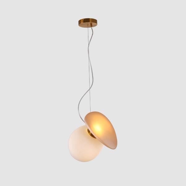 Translucent Frosted Glass Pendant Light - Lamp Outdoor