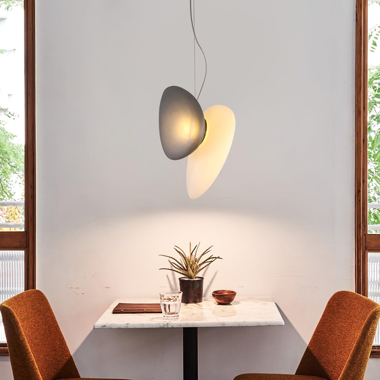 Translucent Frosted Glass Pendant Light - Lamp Outdoor
