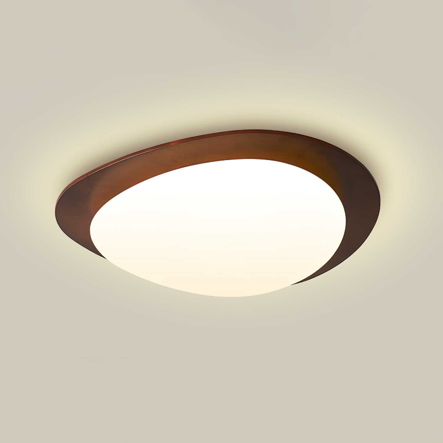 Pebble Wooden Ceiling Light - Lamp Outdoor