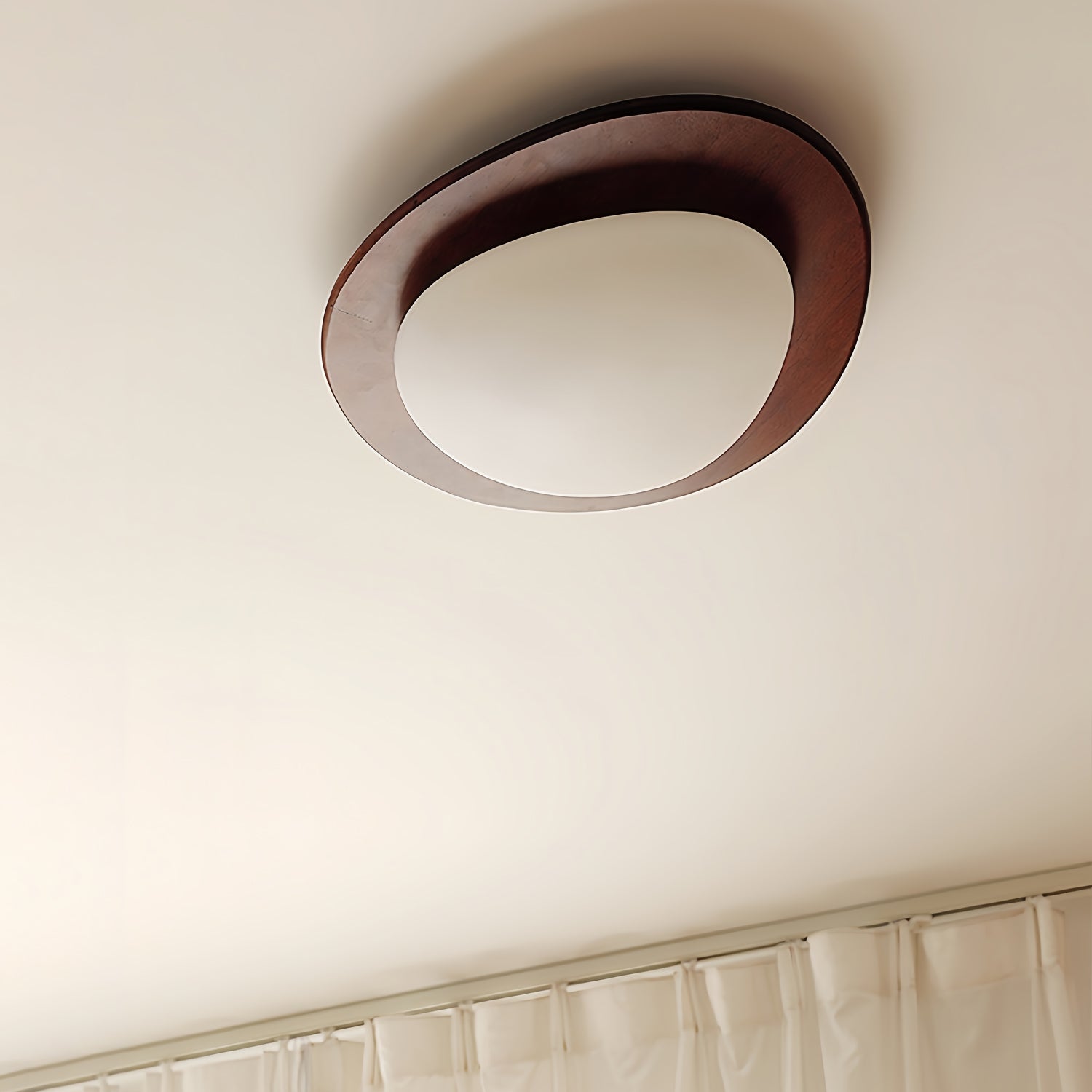 Pebble Wooden Ceiling Light - Lamp Outdoor
