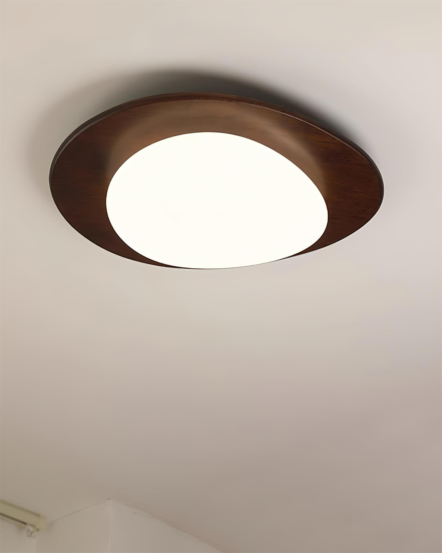 Pebble Wooden Ceiling Light - Lamp Outdoor