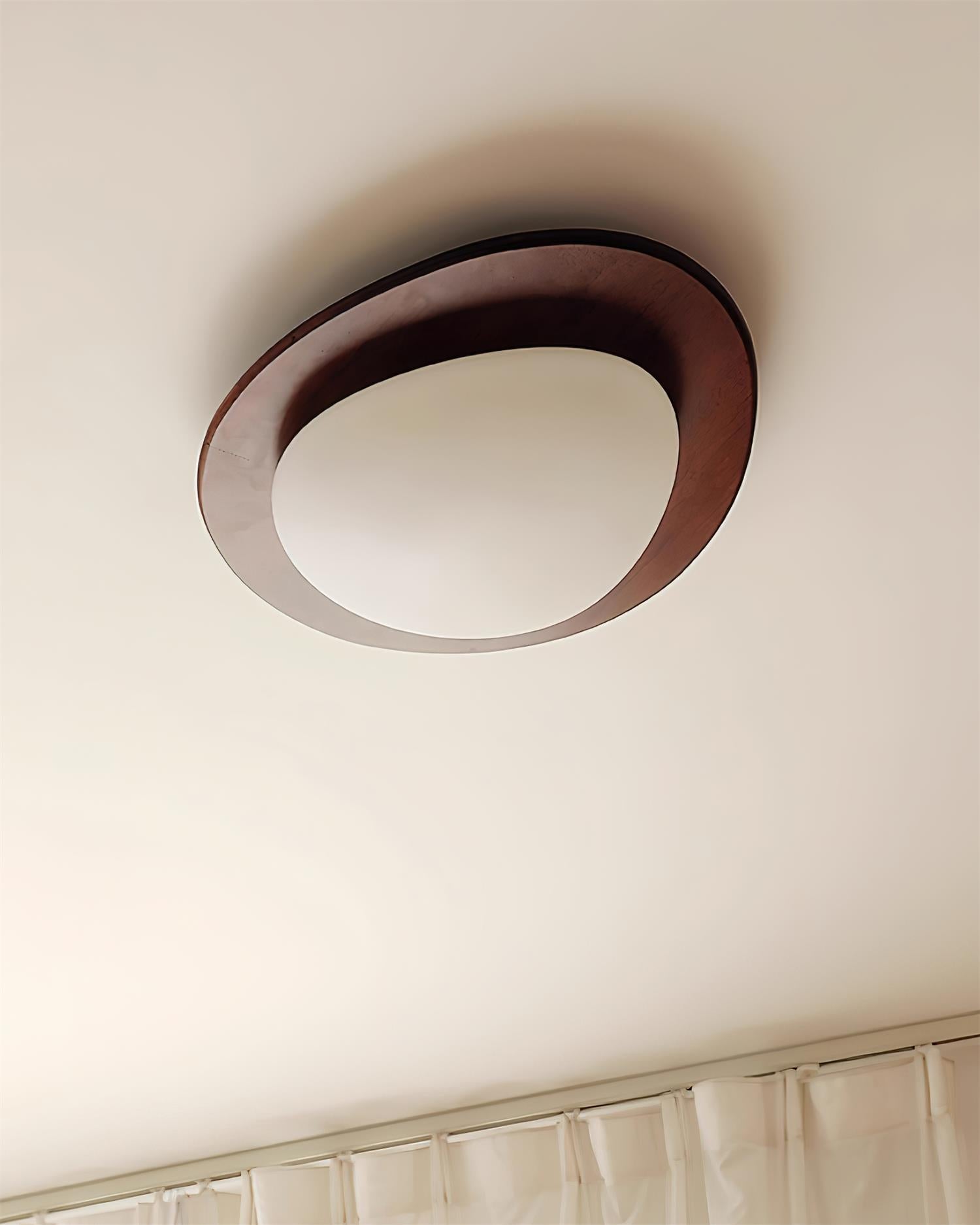 Pebble Wooden Ceiling Light - Lamp Outdoor