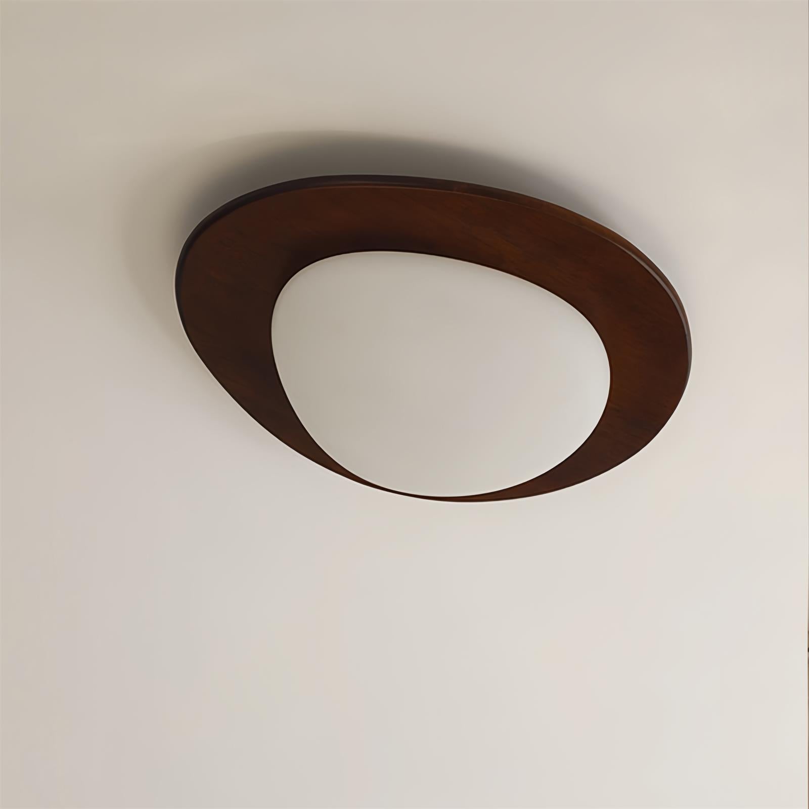 Pebble Wooden Ceiling Light - Lamp Outdoor