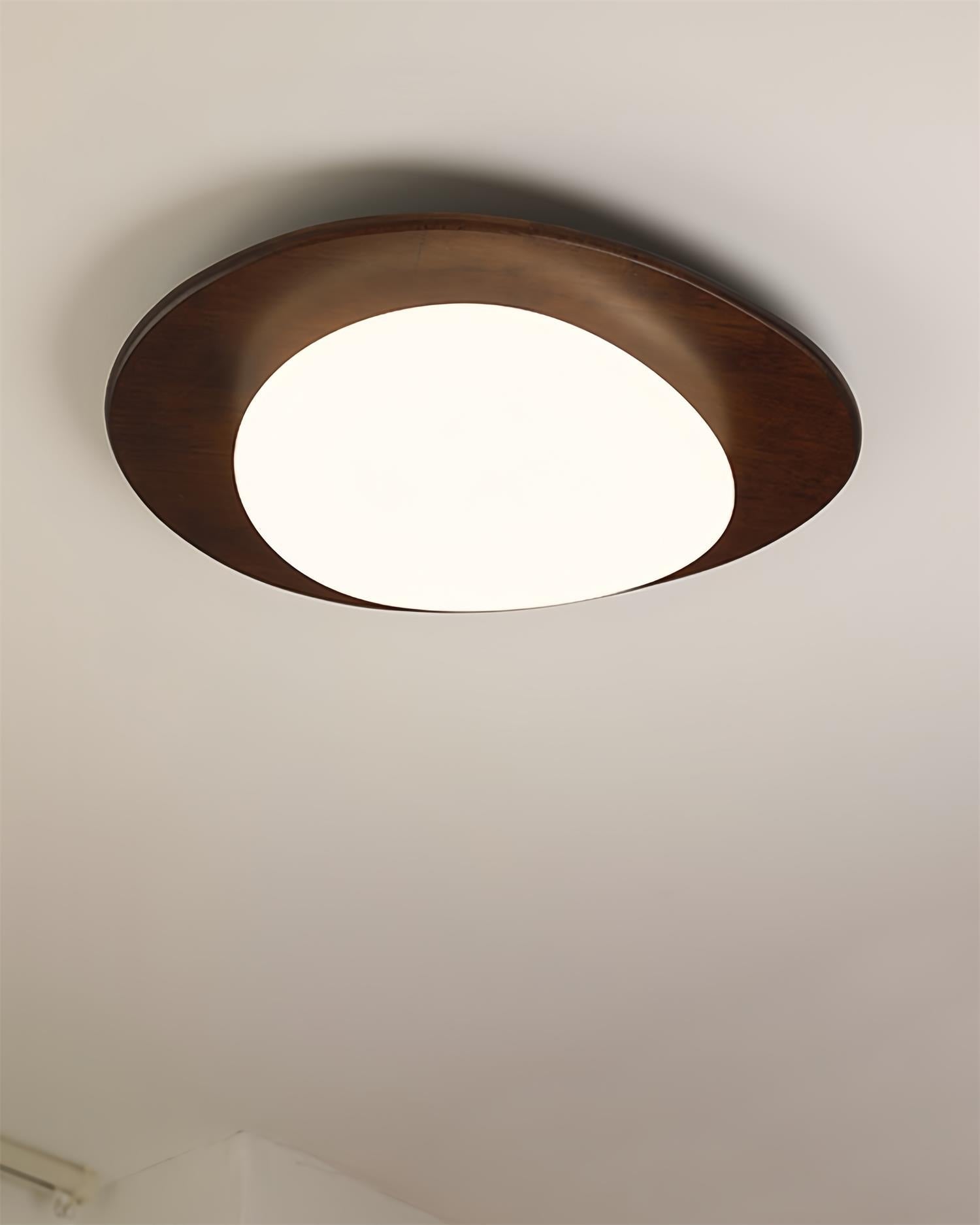 Pebble Wooden Ceiling Light - Lamp Outdoor