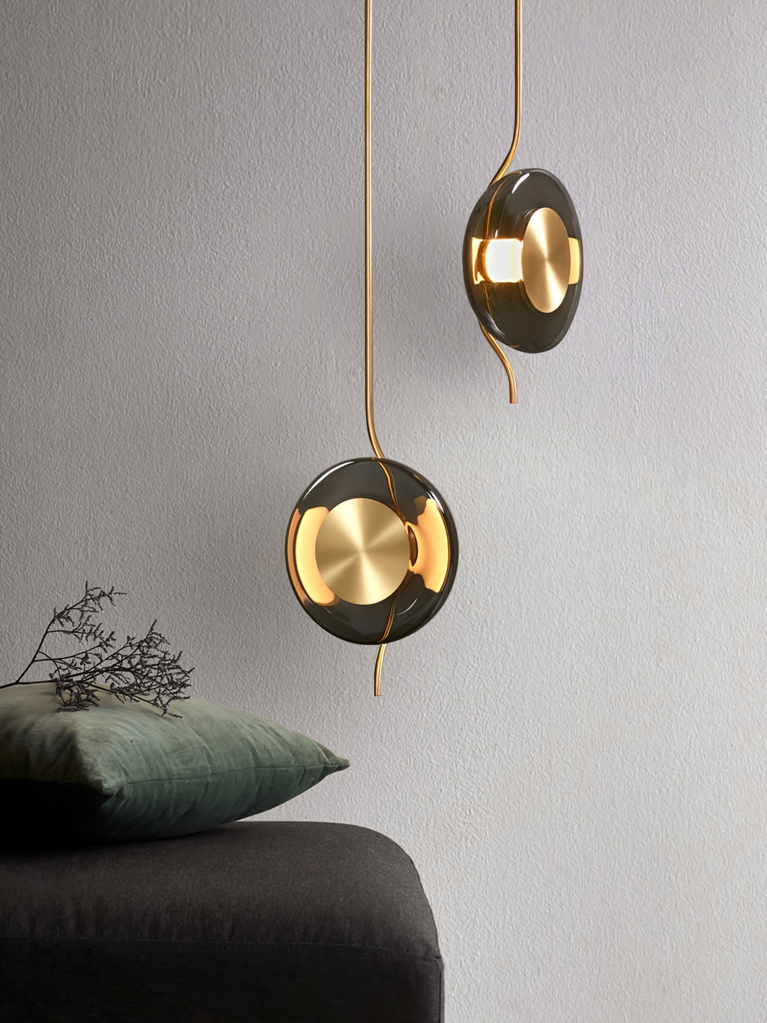 Umirus Modern Minimalist Glass Metal Pendant Lamp - Lamp Outdoor