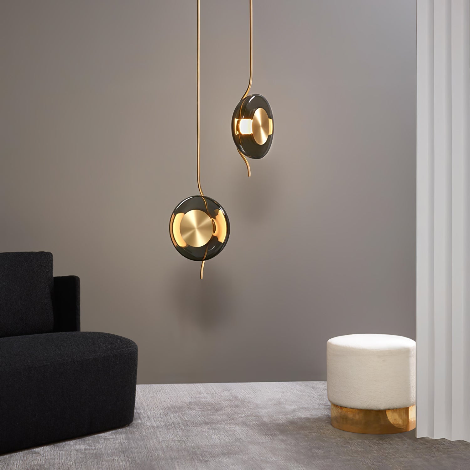 Umirus Modern Minimalist Glass Metal Pendant Lamp - Lamp Outdoor