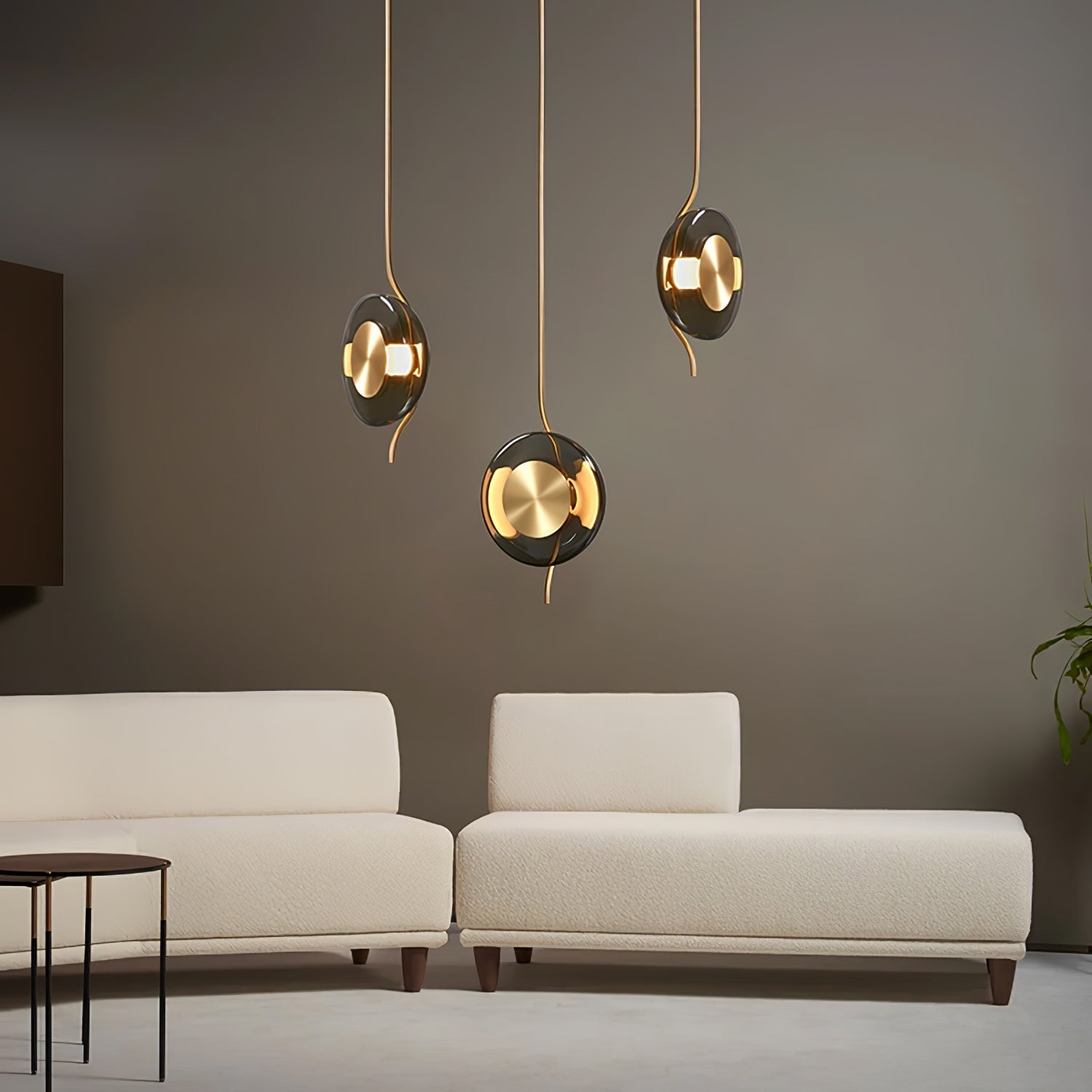 Umirus Modern Minimalist Glass Metal Pendant Lamp - Lamp Outdoor