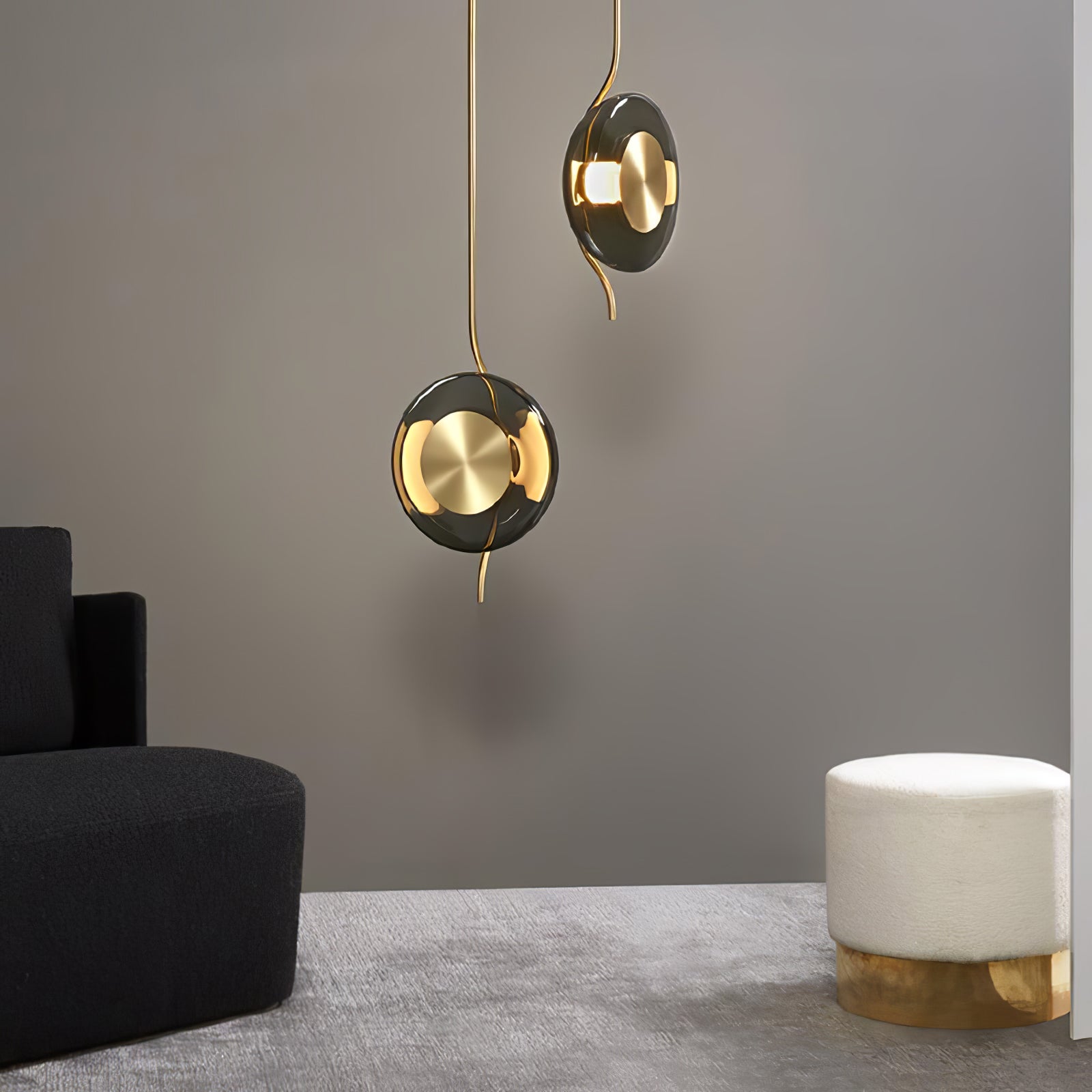 Umirus Modern Minimalist Glass Metal Pendant Lamp - Lamp Outdoor
