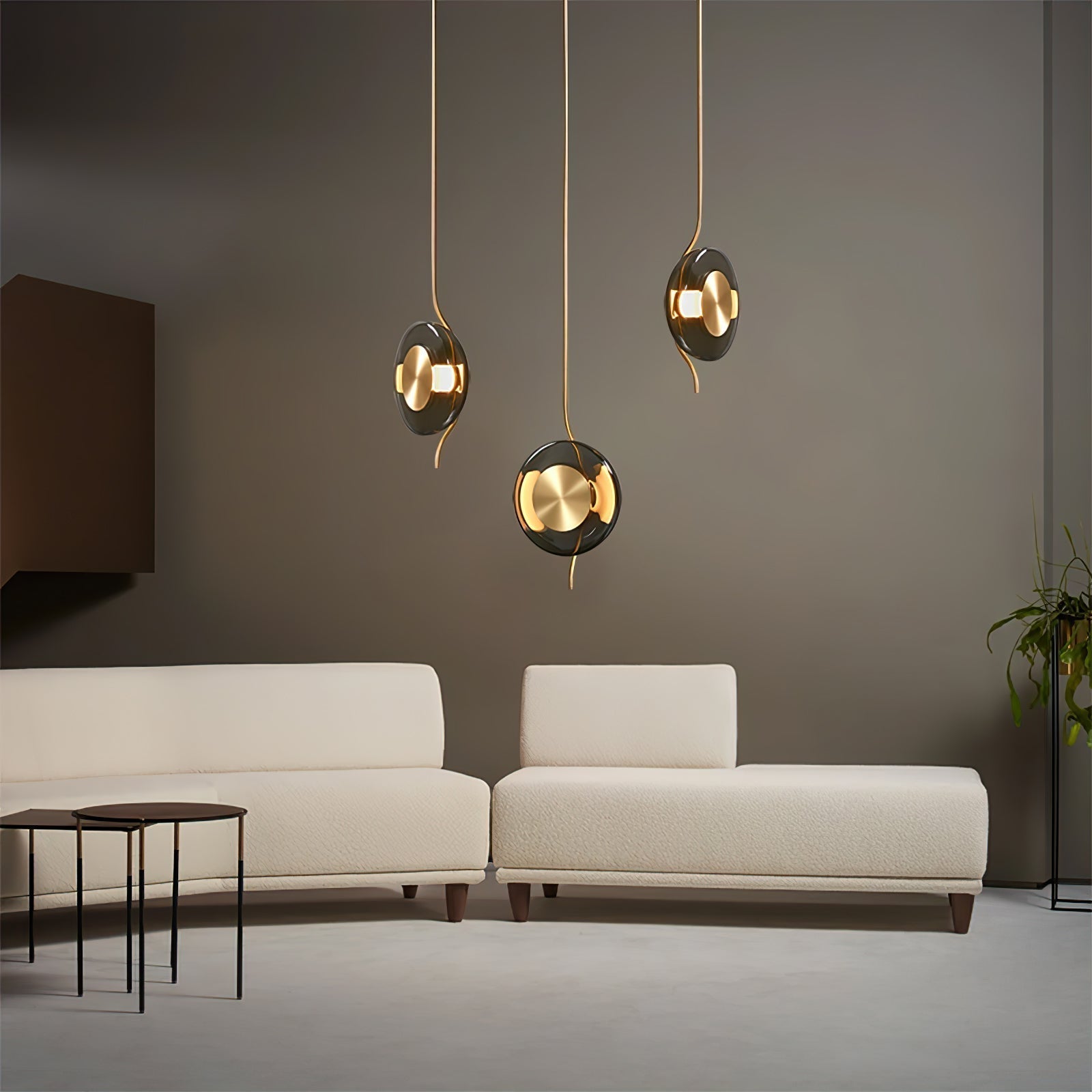 Umirus Modern Minimalist Glass Metal Pendant Lamp - Lamp Outdoor