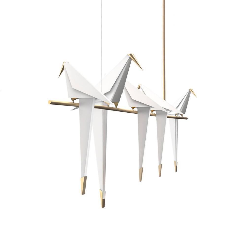 Paper Crane Bird LED Chandelier - Lamp Outdoor