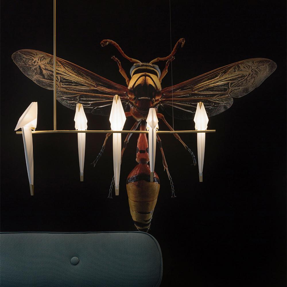 Paper Crane Bird LED Chandelier - Lamp Outdoor