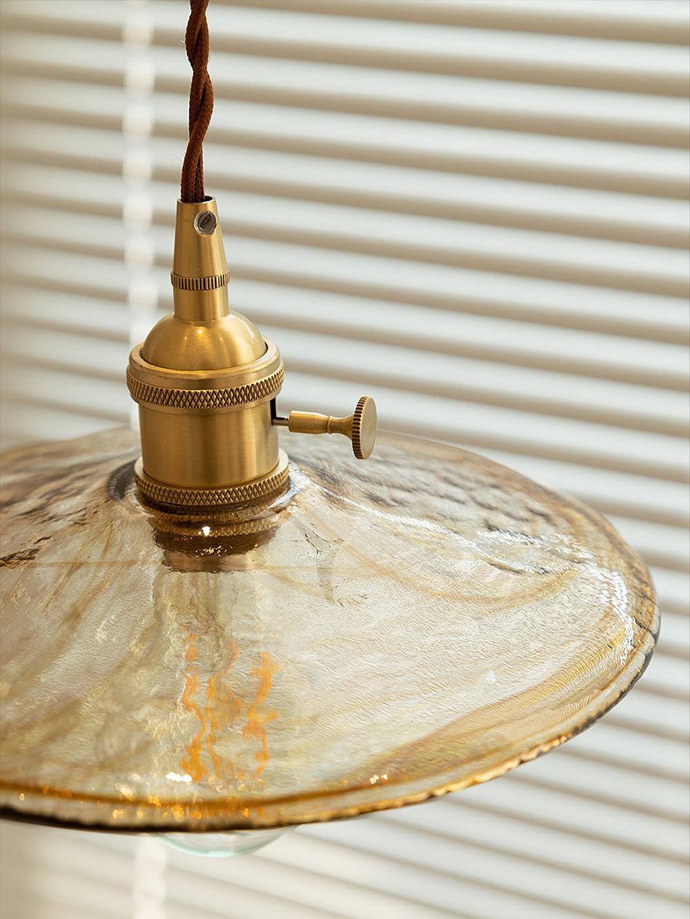 Sage Vintage Glass Pendant Light - Lamp Outdoor