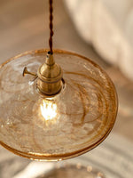 Sage Vintage Glass Pendant Light - Lamp Outdoor