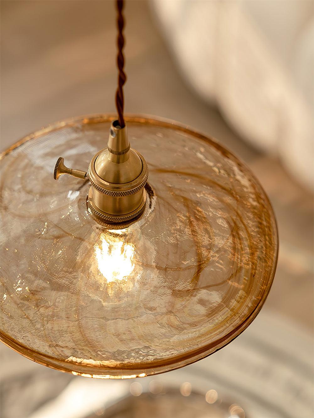 Sage Vintage Glass Pendant Light - Lamp Outdoor