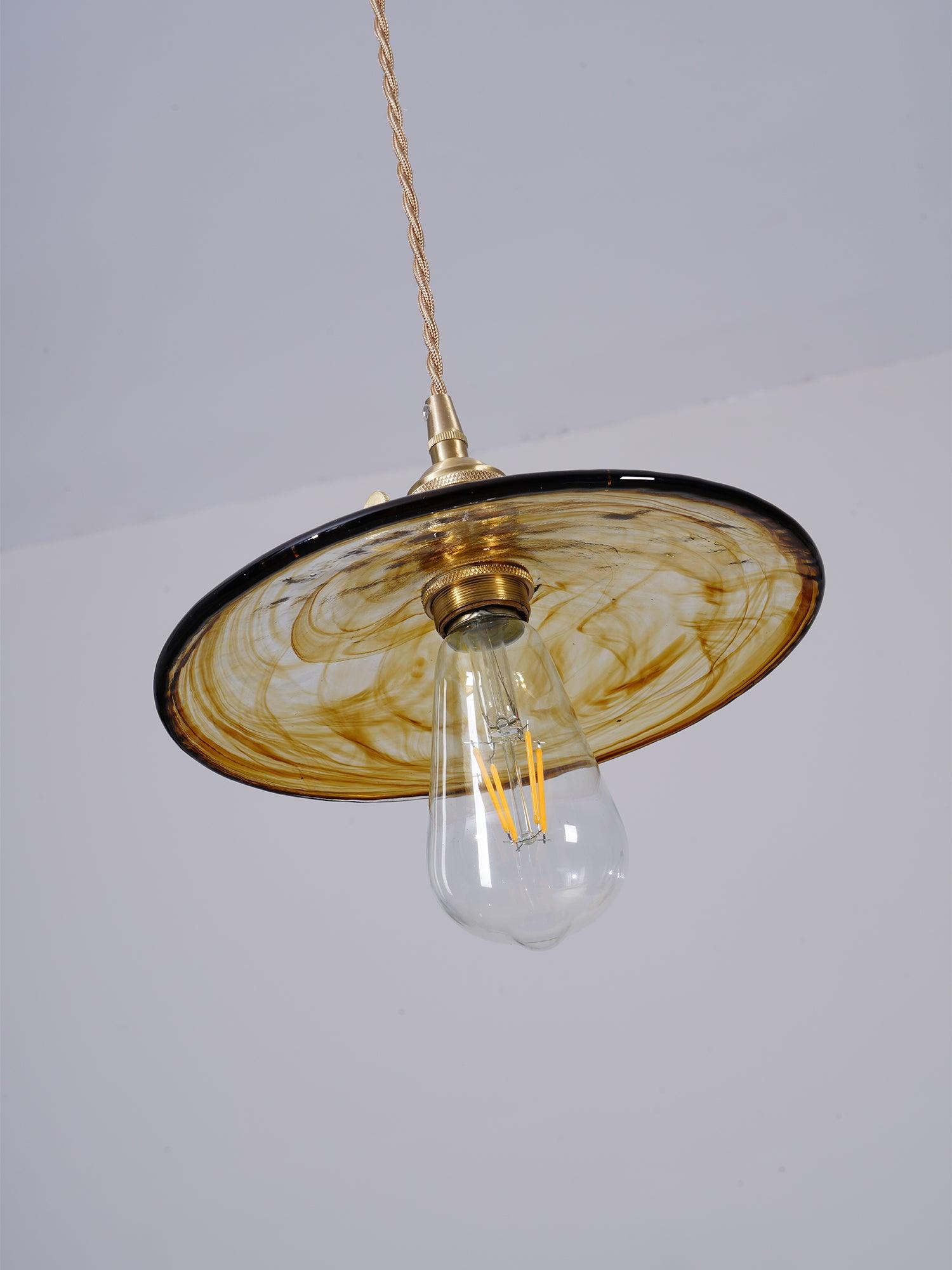 Sage Vintage Glass Pendant Light - Lamp Outdoor
