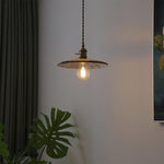 Sage Vintage Glass Pendant Light - Lamp Outdoor