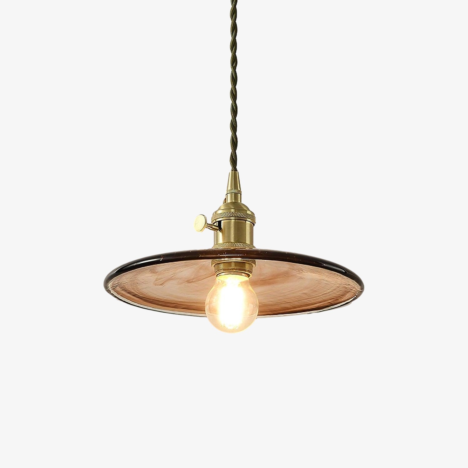 Sage Vintage Glass Pendant Light - Lamp Outdoor