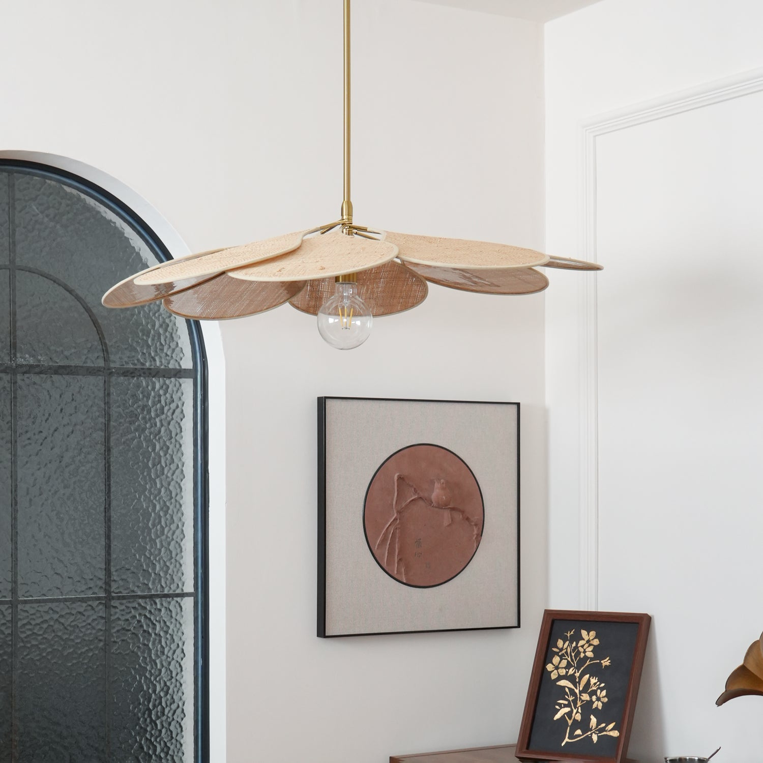 Petals Bloom Rattan Pendant Lamp - Lamp Outdoor