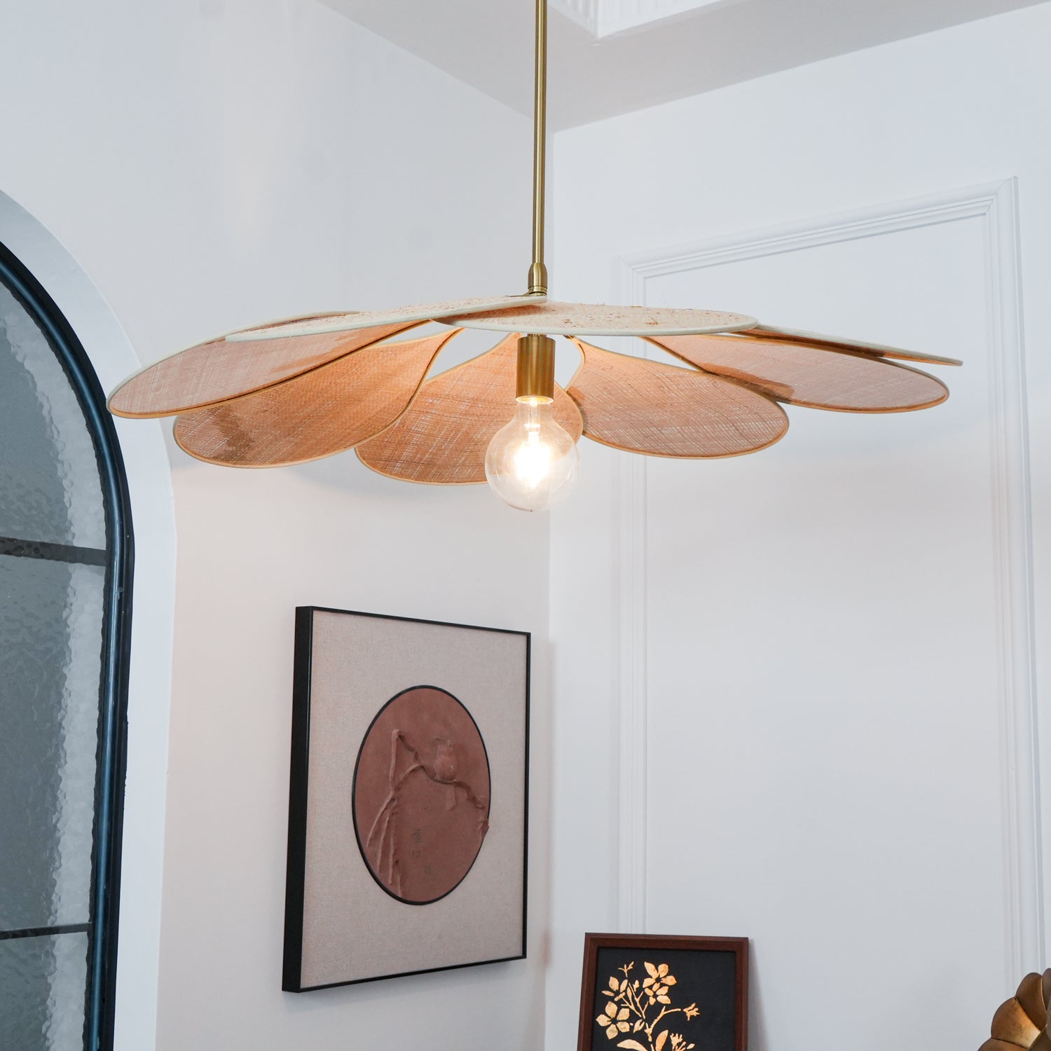 Petals Bloom Rattan Pendant Lamp - Lamp Outdoor