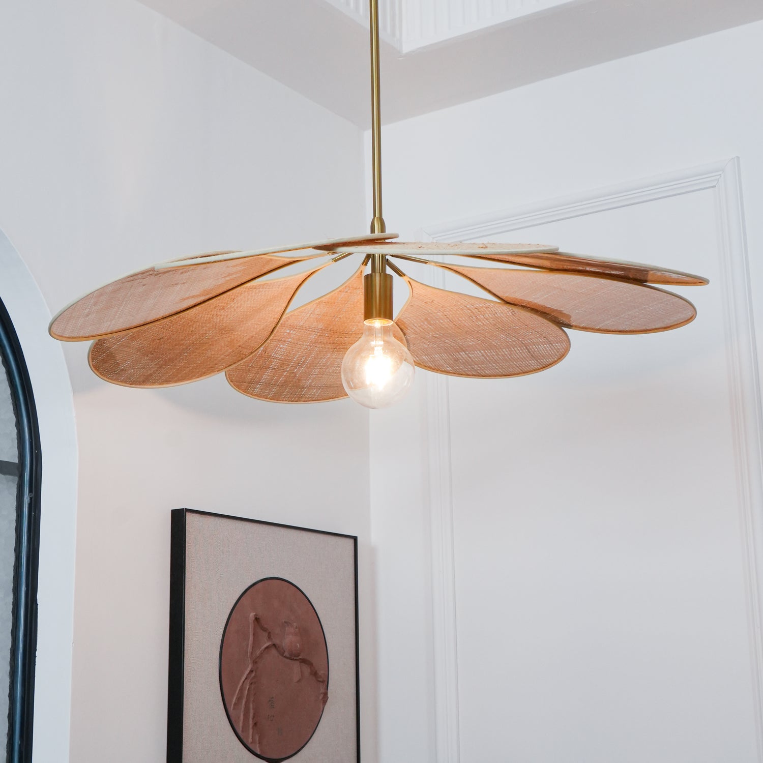 Petals Bloom Rattan Pendant Lamp - Lamp Outdoor