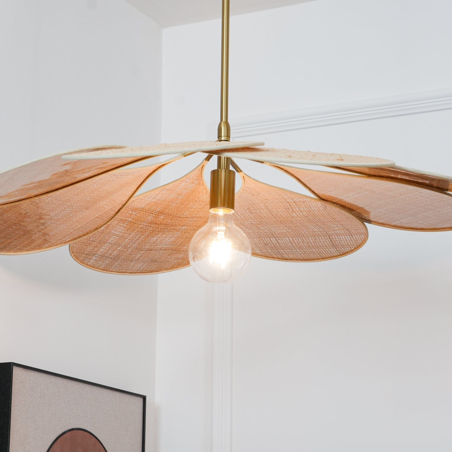 Petals Bloom Rattan Pendant Lamp - Lamp Outdoor