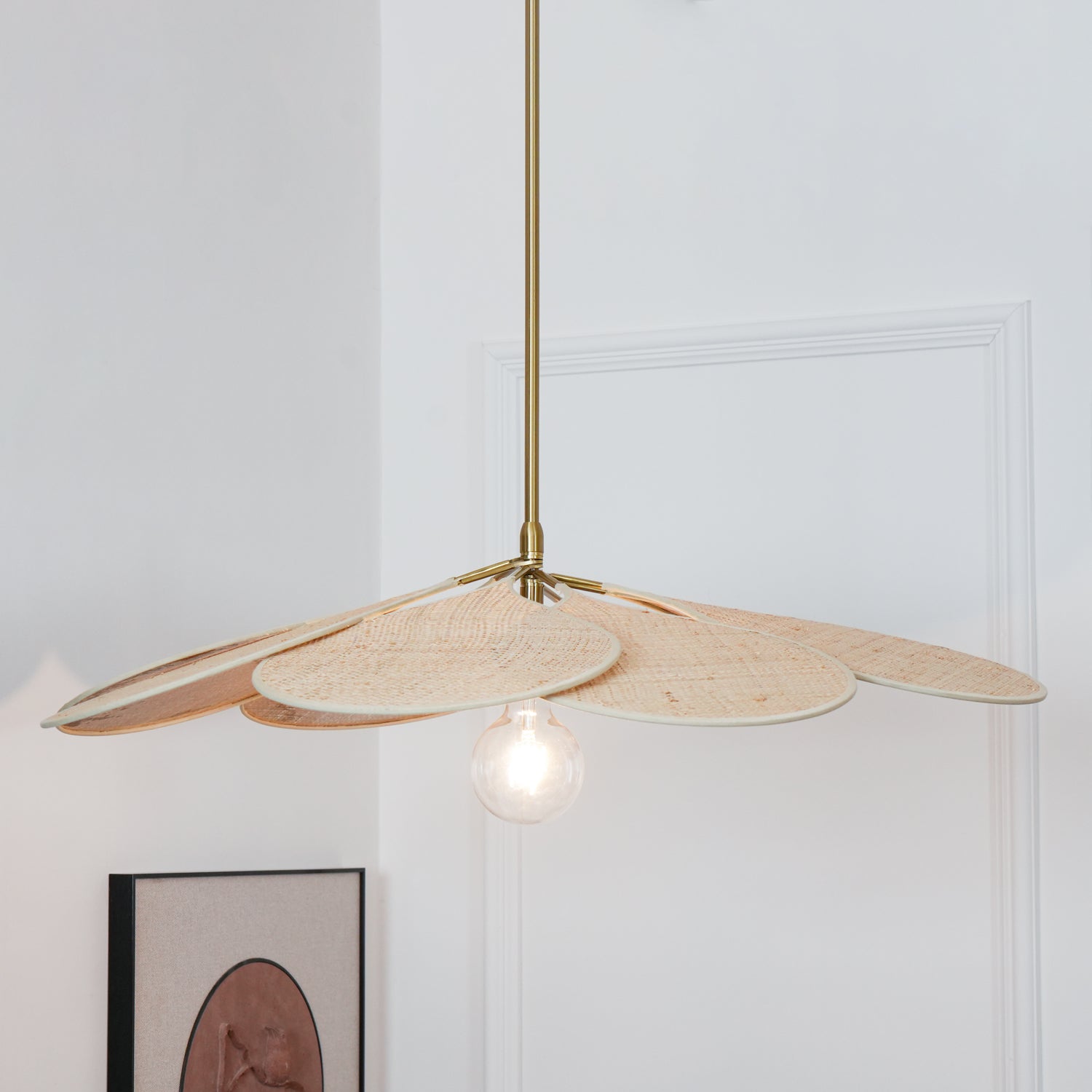Petals Bloom Rattan Pendant Lamp - Lamp Outdoor