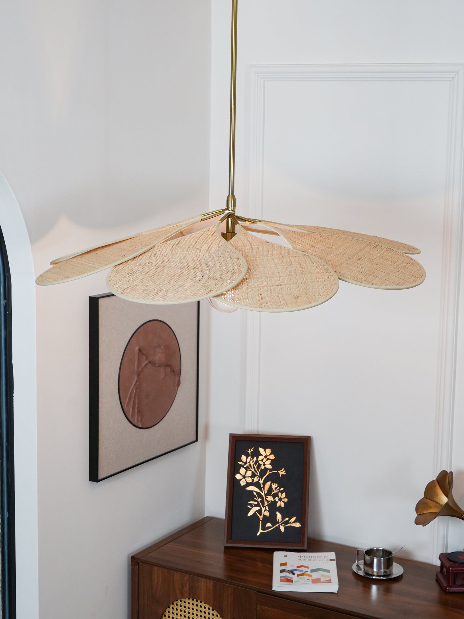 Petals Bloom Rattan Pendant Lamp - Lamp Outdoor