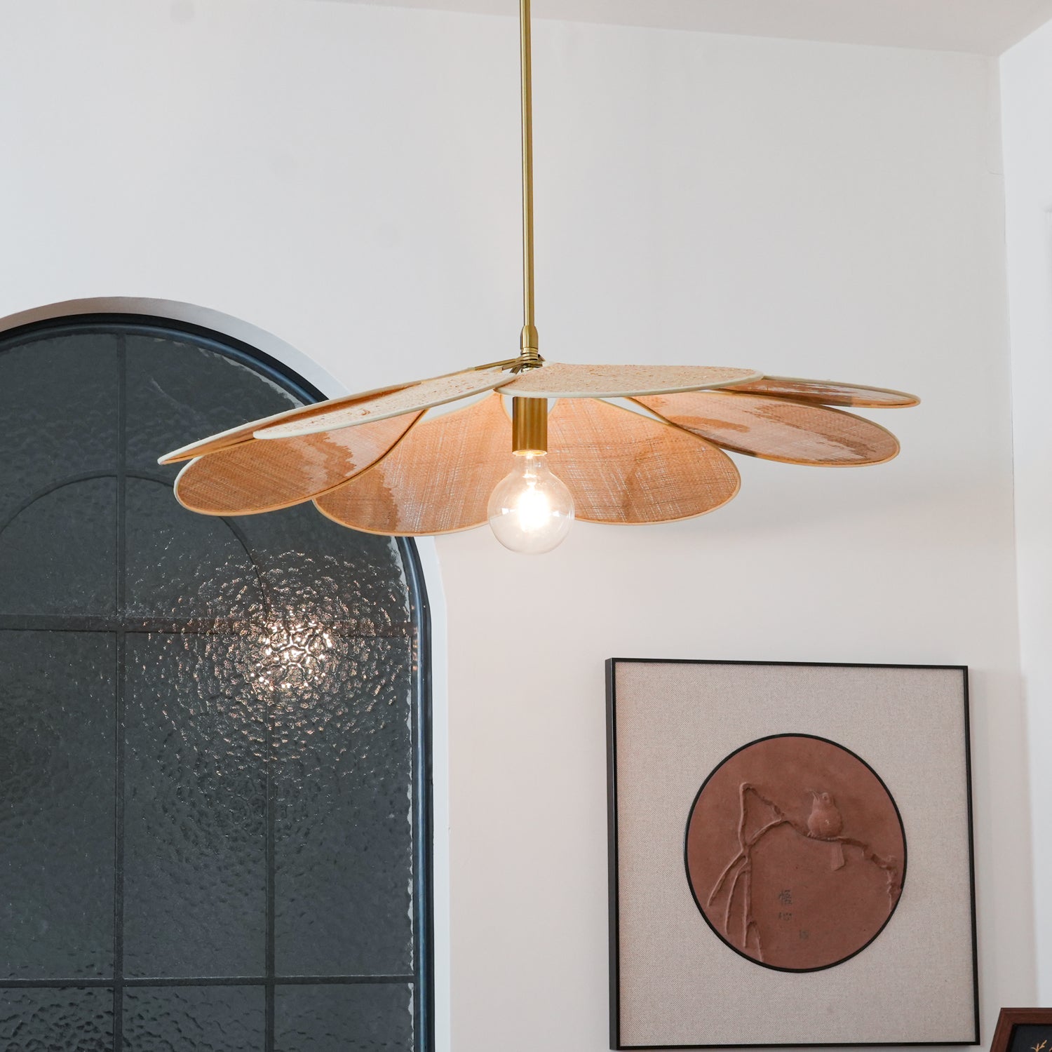 Petals Bloom Rattan Pendant Lamp - Lamp Outdoor