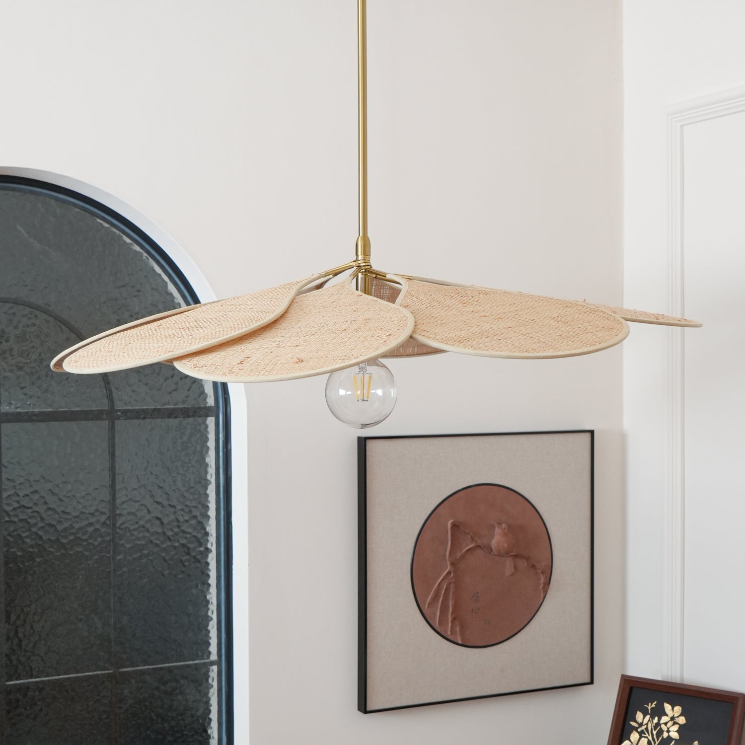 Petals Bloom Rattan Pendant Lamp - Lamp Outdoor
