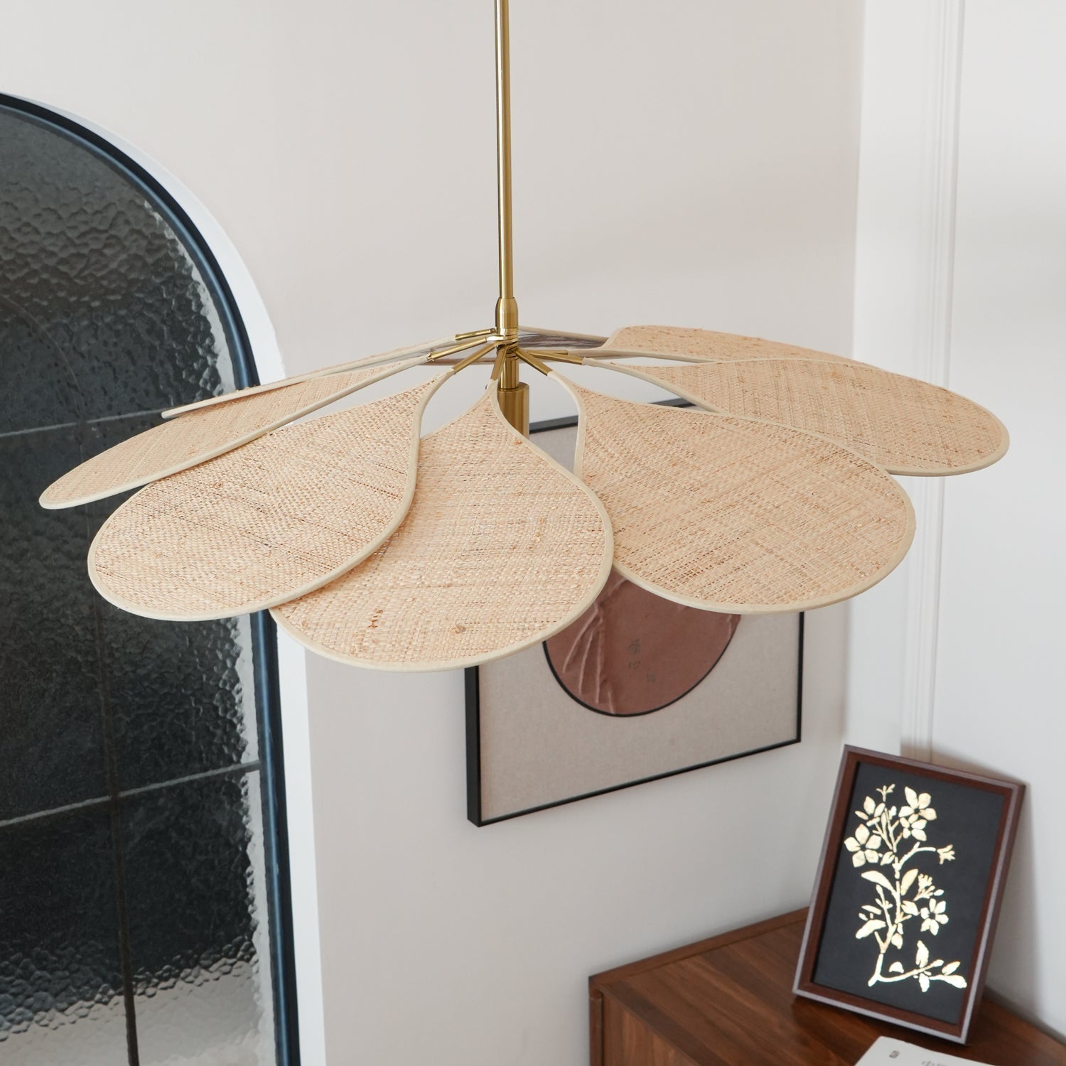 Petals Bloom Rattan Pendant Lamp - Lamp Outdoor