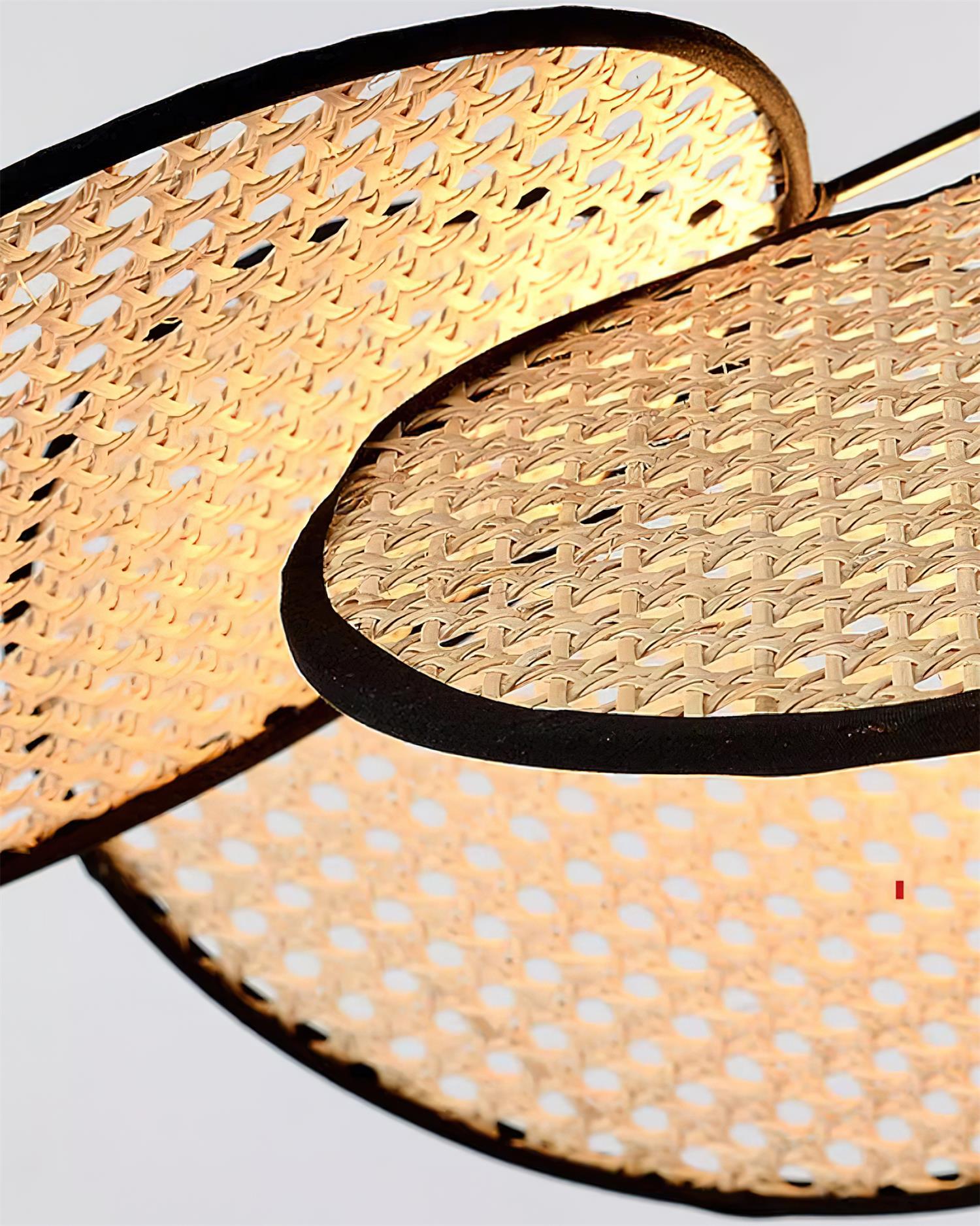 Petals Rattan Pendant Lamp - Lamp Outdoor