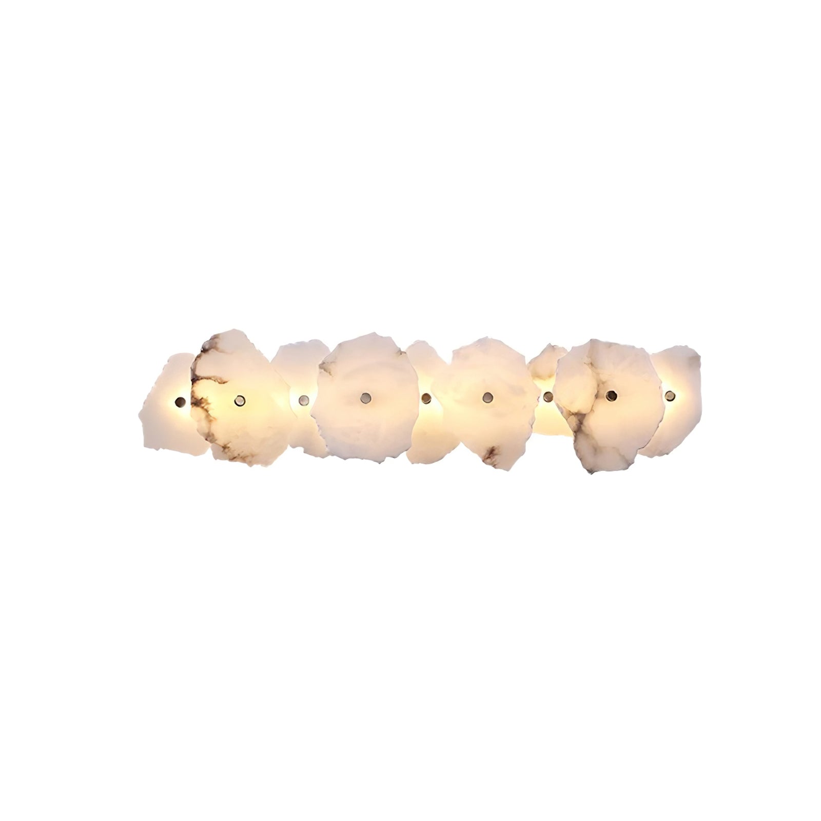 Alaeila Floral Cluster Alabaster Wall Light - Lamp Outdoor