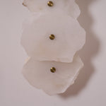 Alaeila Floral Cluster Alabaster Wall Light - Lamp Outdoor