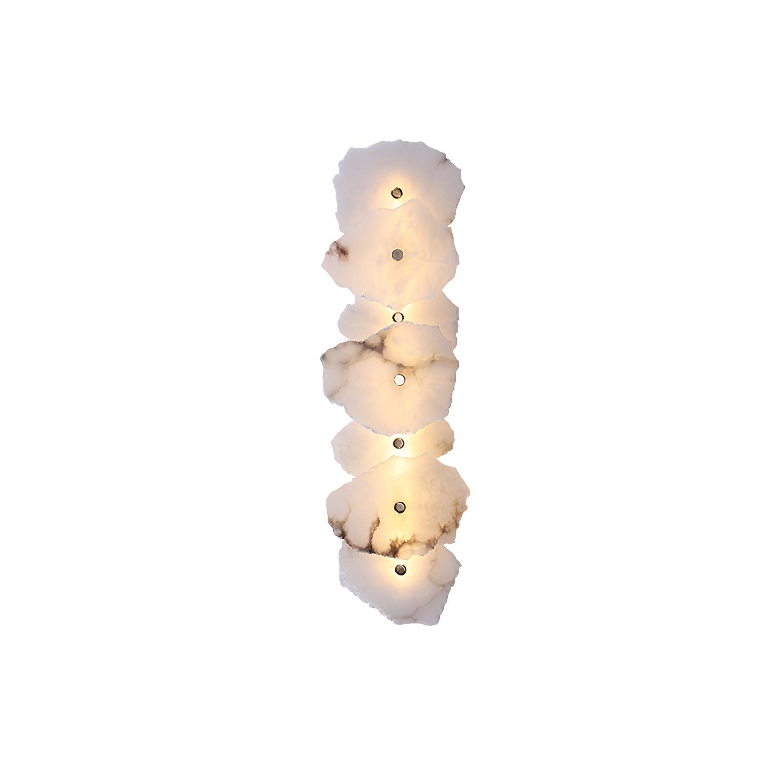 Alaeila Floral Cluster Alabaster Wall Light - Lamp Outdoor