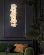Alaeila Floral Cluster Alabaster Wall Light - Lamp Outdoor