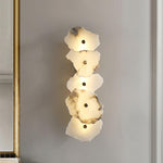 Alaeila Floral Cluster Alabaster Wall Light - Lamp Outdoor
