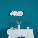 Alaeila Floral Cluster Alabaster Wall Light - Lamp Outdoor