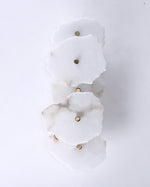 Alaeila Floral Cluster Alabaster Wall Light - Lamp Outdoor