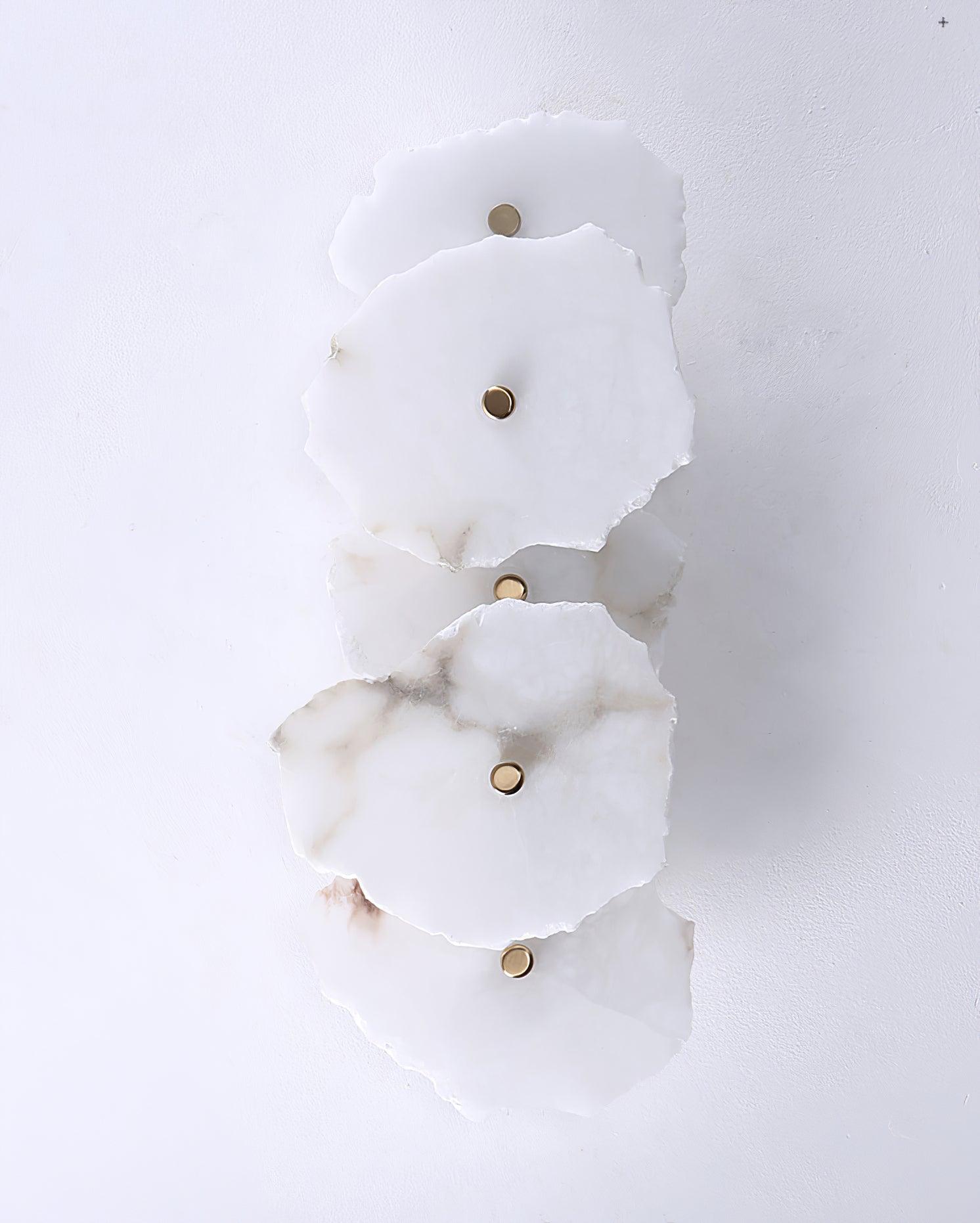 Alaeila Floral Cluster Alabaster Wall Light - Lamp Outdoor