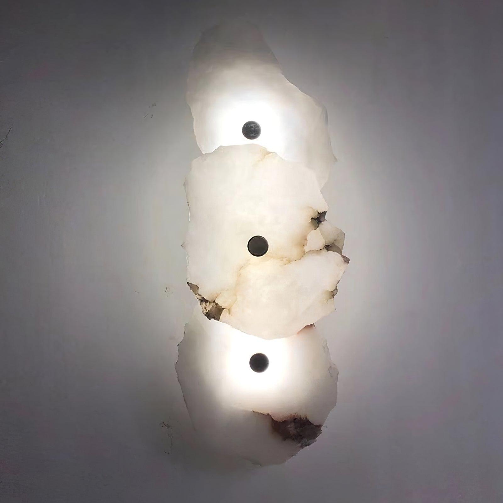 Alaeila Floral Cluster Alabaster Wall Light - Lamp Outdoor