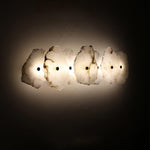Alaeila Floral Cluster Alabaster Wall Light - Lamp Outdoor