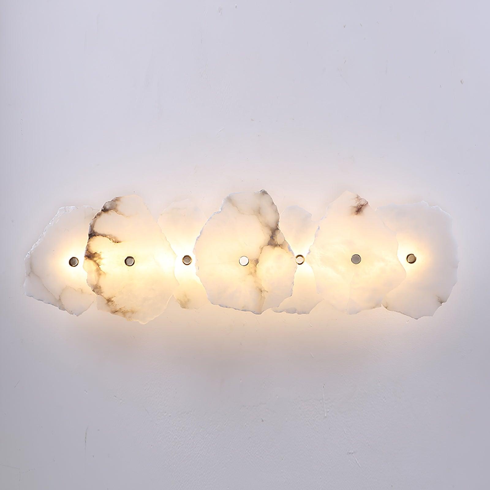 Alaeila Floral Cluster Alabaster Wall Light - Lamp Outdoor