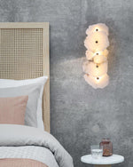 Alaeila Floral Cluster Alabaster Wall Light - Lamp Outdoor