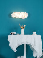 Alaeila Floral Cluster Alabaster Wall Light - Lamp Outdoor