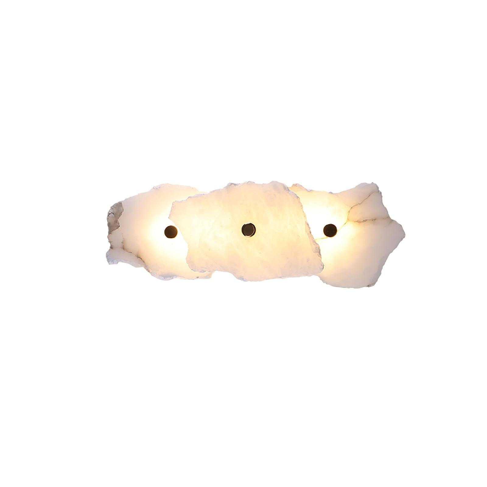 Alaeila Floral Cluster Alabaster Wall Light - Lamp Outdoor